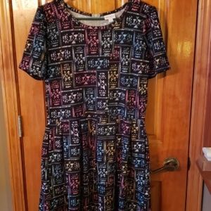 LULAROE AMELIA DRESS  SIZE 2X POCKETS